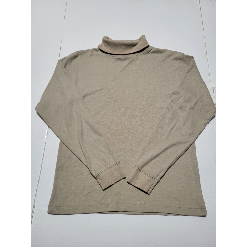 (#L7) GFC Long Sleeve Pullover Turtleneck Long Sleeve Brown Size Women's M